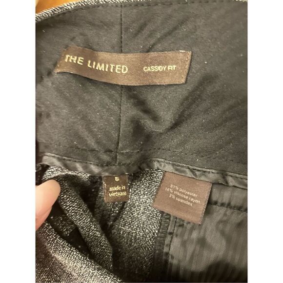 Y2K The Limited Cassidy Fit Tweed Trousers size 6 preppy work career stretch cla - Picture 3 of 9